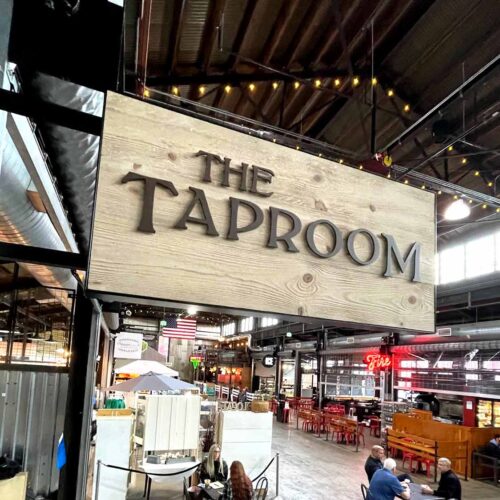 The Taproom by Hellbent in Wenatchee sign
